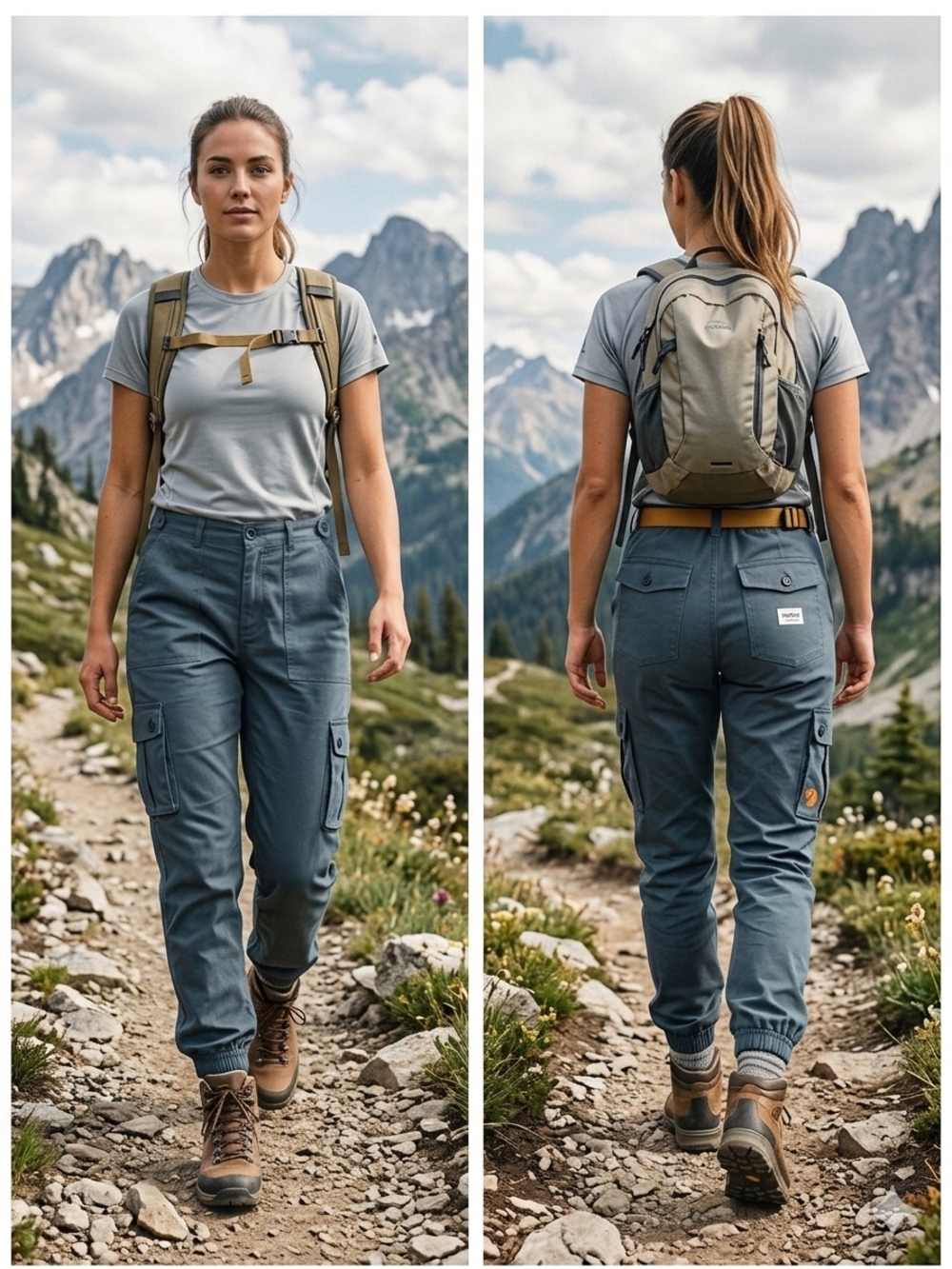 Wondery Isabel 3.0 Outdoor Cargo Hiking Pants - Slate Blue